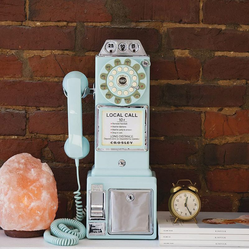 アメリカ クロスリー1950年代 レトロ壁掛け電話 公衆電話 Crosley CR56