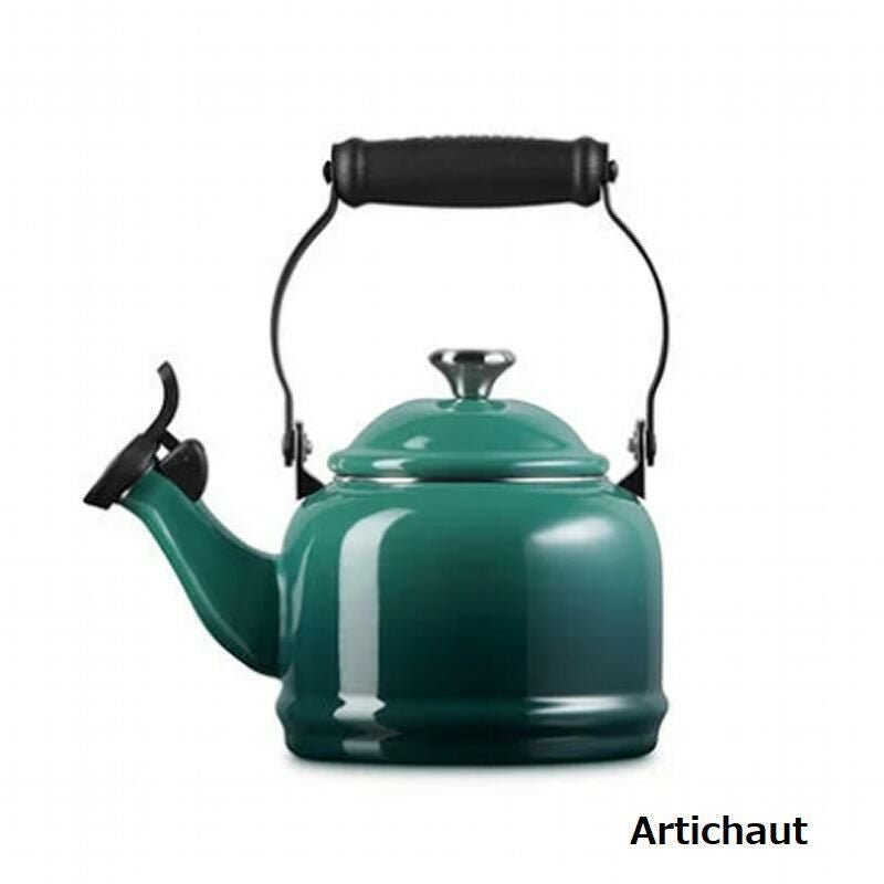 ル・クルーゼ笛吹きケトルデミ1.1LIH対応ルクルーゼやかんLeCreusetDemiKettleEnamel-on-Steel1-1/4-Quart