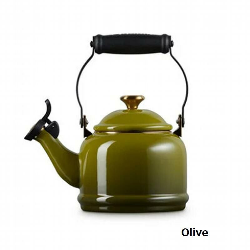 ル・クルーゼ笛吹きケトルデミ1.1LIH対応ルクルーゼやかんLeCreusetDemiKettleEnamel-on-Steel1-1/4-Quart