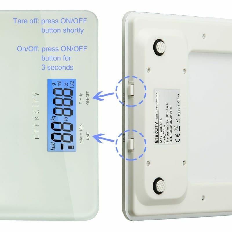 【送料無料】Etekcityデジタルマルチファンクション計量器キッチンスケール6kgEtekcityDigitalMultifunctionKitchenFoodScale679113374539