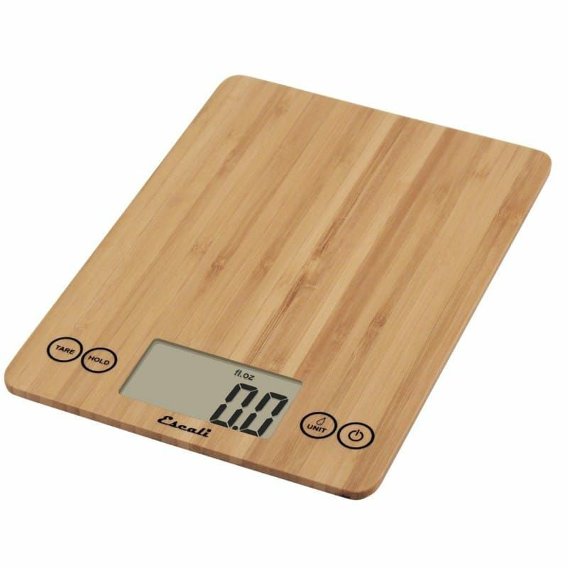 デジタルキッチンスケール エスカリ アートデザイン 計量器 7kg 竹