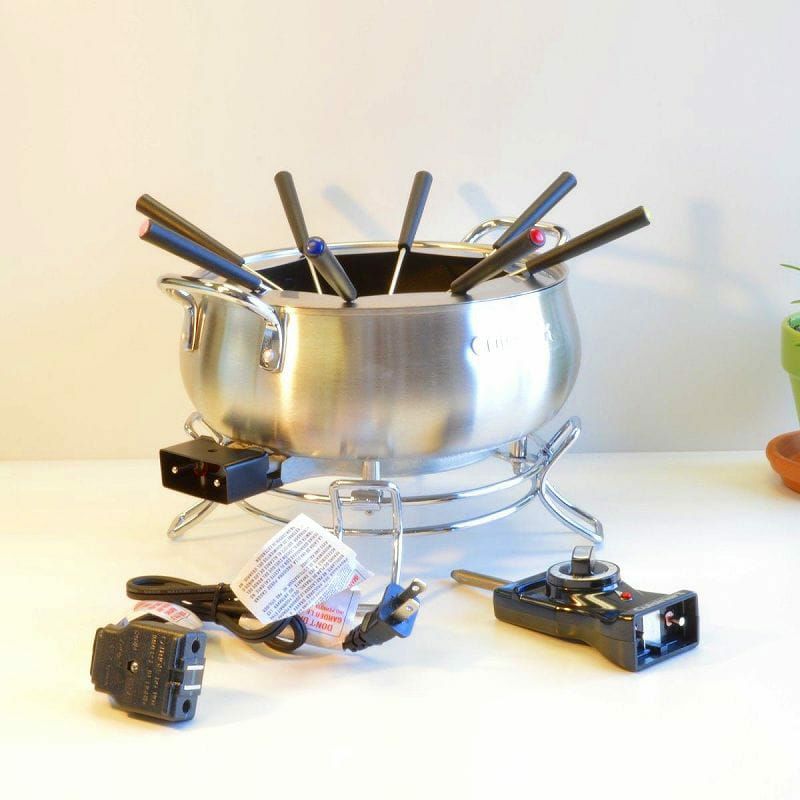 クイジナート 電気チーズフォンデュ チョコレートフォンデュ オイル