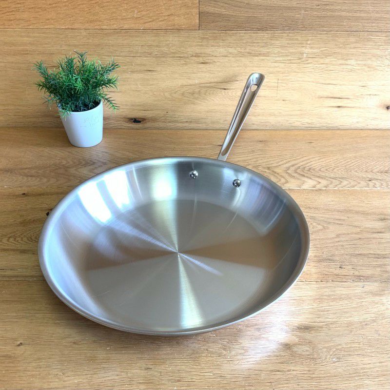 オールクラッド ステンレスフライパン 30cm IH対応 フタ付 All-Clad