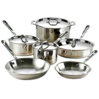 オールクラッドコッパー鍋10点セットAll-CladCopperCore10-PieceCookwareSet