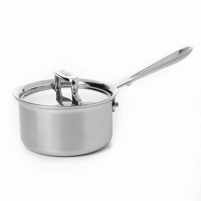 オールクラッド ステンレス鍋 約0.9L 蓋付深底鍋 All-Clad Stainless