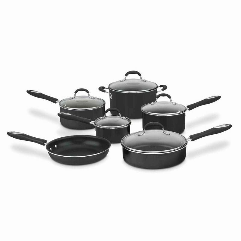 クイジナート フライパン 鍋 11点セット 黒 Cuisinart 55-11 Advantage クイジナート フライパン 鍋 11点セット 黒 Cuisinart 55-11 Advantage