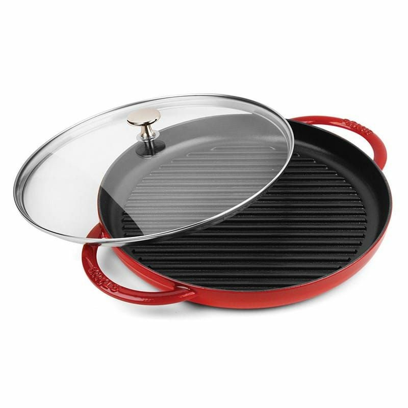 値下げ　ストウブ staub スチーム＆グリル 30cm ストウブ スチーム グリル 鍋 30cm Staub Round Steam Grill