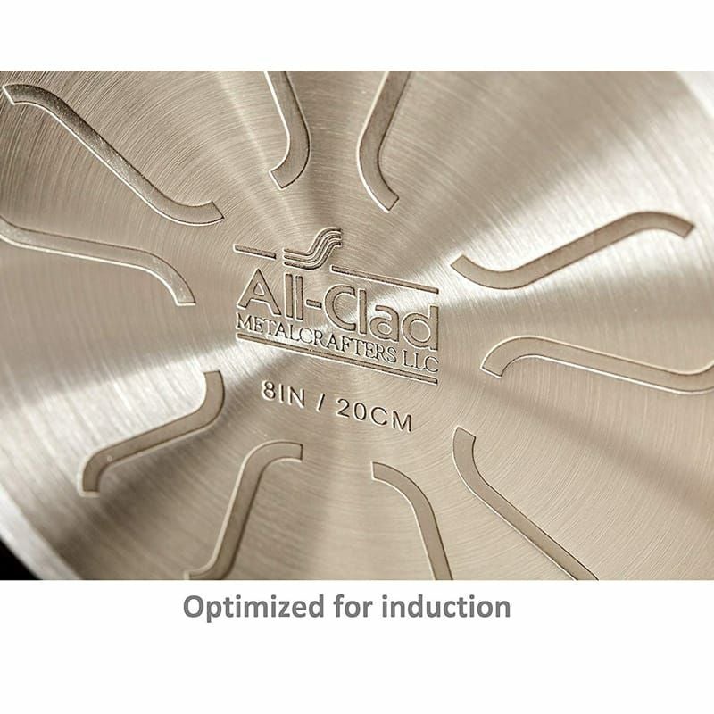 オールクラッドノンスティックフライパン20cm25cmセットIH対応All-CladNonstickFryingPans,CookwareSet,8InchPanand10InchPan,HardAnodized,Black