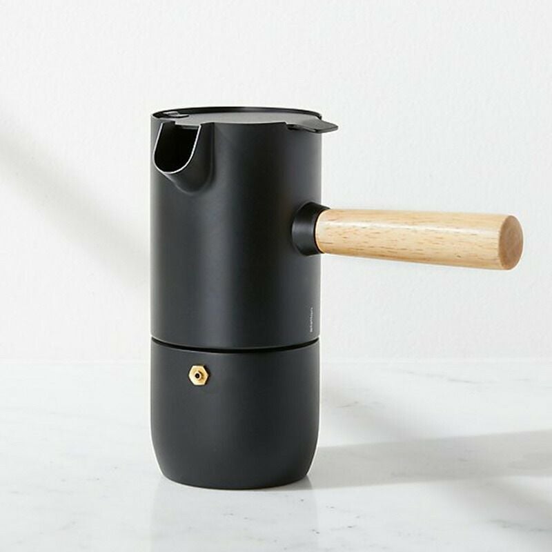 エスプレッソメーカー 230ml ステンレス マットブラック ステルトン