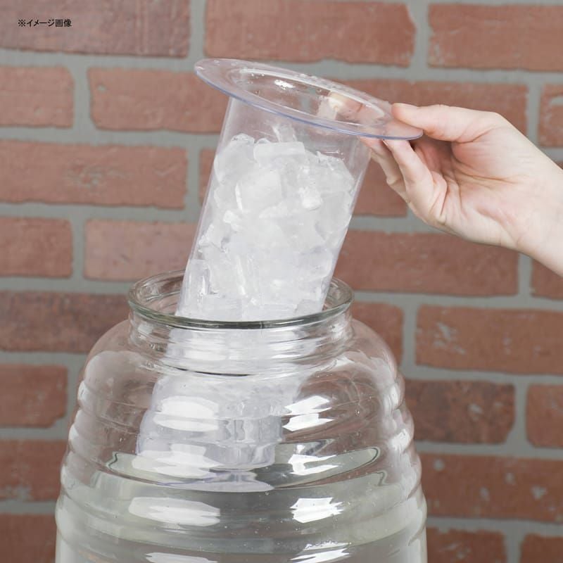 模様入ガラスドリンクディスペンサー9.4Lボトルタグインフューザーメタルスタンド付Core2.5GallonBarrelGlassBeverageDispenserwithInfusionChamber,ChalkboardSign,andMetalStand553200025SKT
