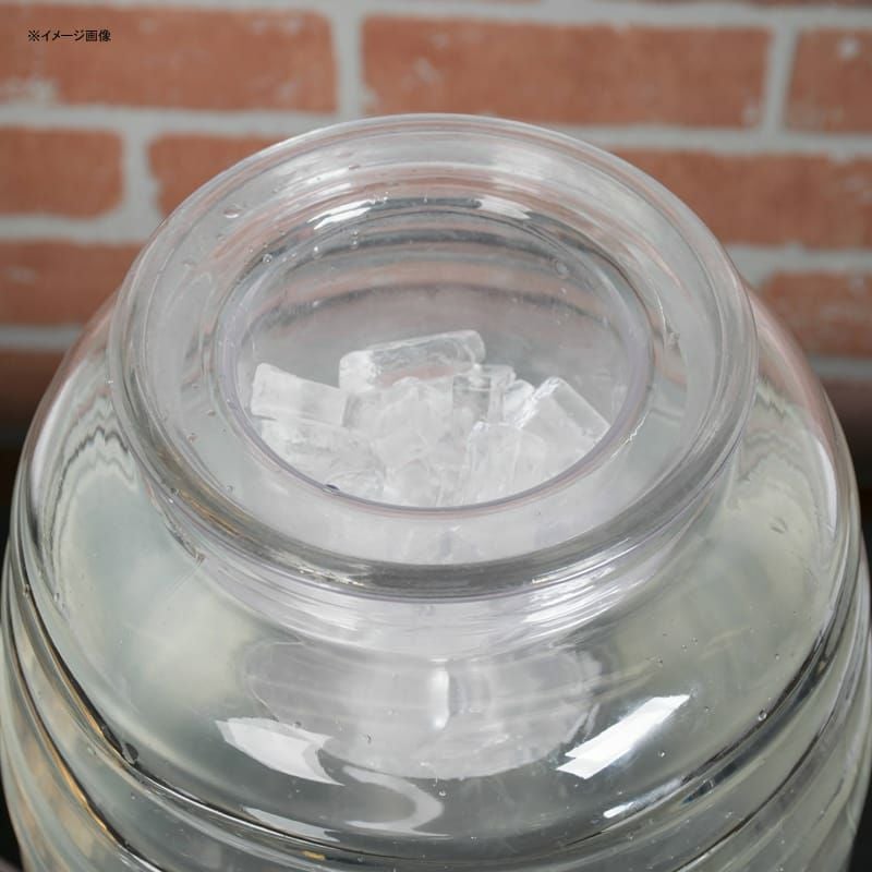 模様入ガラスドリンクディスペンサー9.4Lボトルタグインフューザーメタルスタンド付Core2.5GallonBarrelGlassBeverageDispenserwithInfusionChamber,ChalkboardSign,andMetalStand553200025SKT