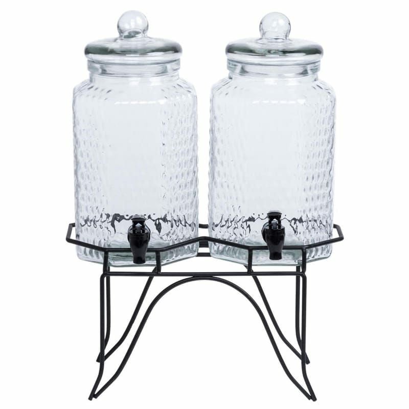 ドリンクサーバー ダブル ディスペンサー 20L×2 パドル攪拌 冷却機能