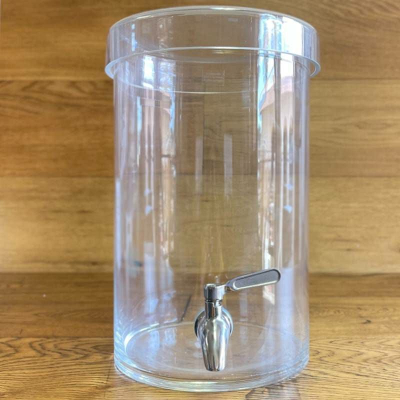 ドリンクサーバーガラスディスペンサー超一流ホテルで採用ステンレス蛇口5.6LレストランカフェホテルColdDrinkDispenserCrateandBarrel