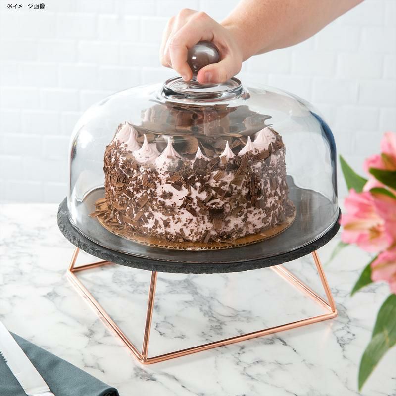 ケーキディスプレイスタンド 直径30cm ストーンプレート スレート
