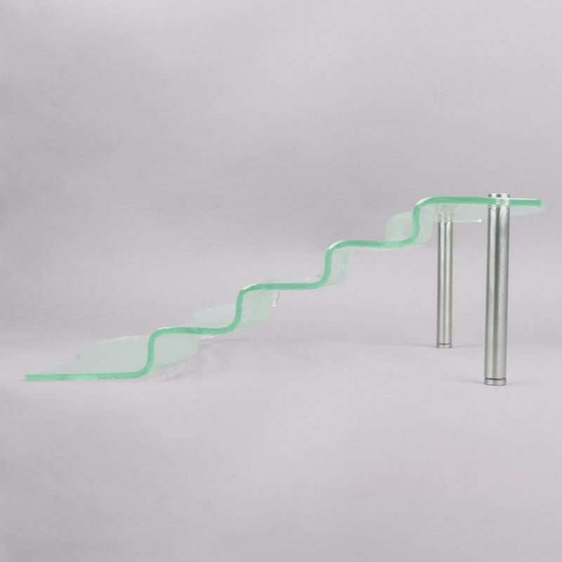 ディスプレイスタンド5段ステップ階段アクリルカフェレストランバイキングビュッフェTablecraftAW5CristalCollectionAcrylic5StepWaterfallRiser808AW5
