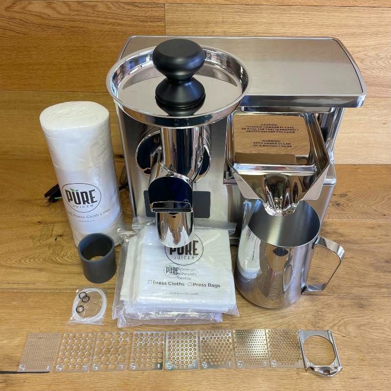 ジューサー コールドプレス スロージューサー ステンレス PURE Juicer