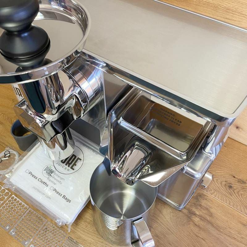 ジューサー コールドプレス スロージューサー ステンレス PURE Juicer