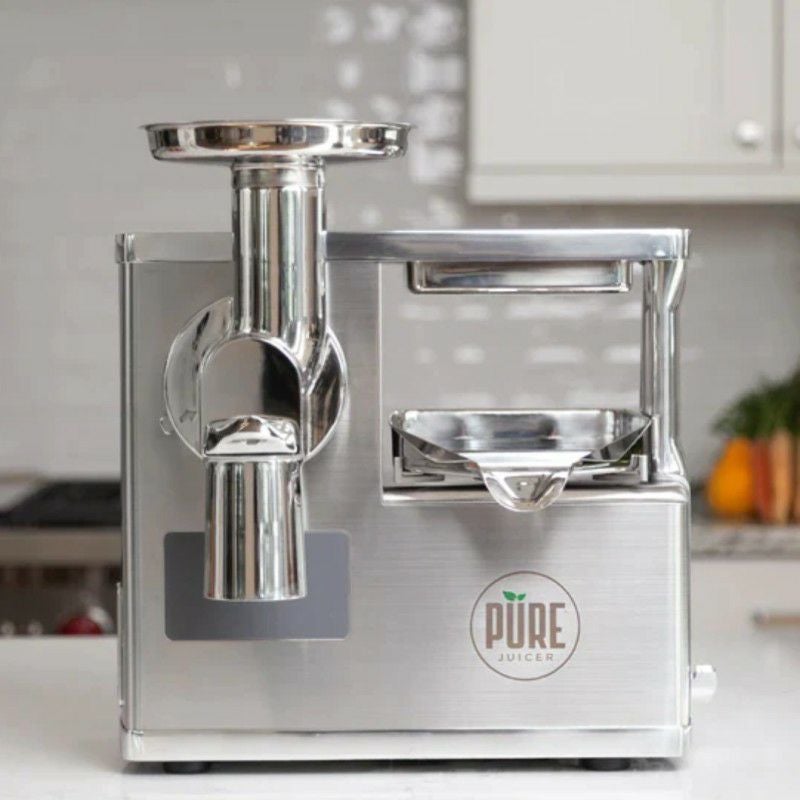 ジューサー コールドプレス スロージューサー ステンレス PURE Juicer