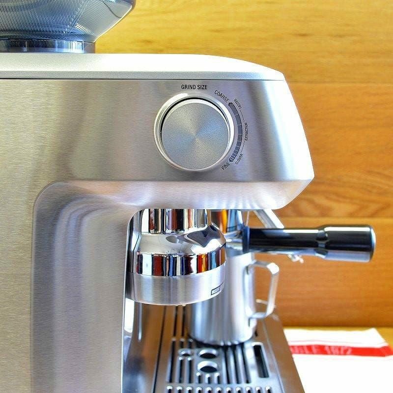 Breville エスプレッソマシン ステンレス 家庭用 エスプレッソマシン ブレビル セミオートマチック 豆挽き付