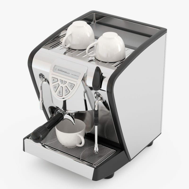 SIMONELLI(シモネリ)エスプレッソマシン ヌォーヴァ・シモネリ ムジカ ブラック エスプレッソマシン ヒート