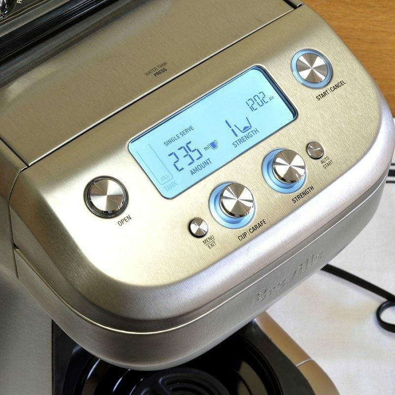 ブレビル ステンレスカラフェ 12カップ 豆挽き付コーヒーメーカー