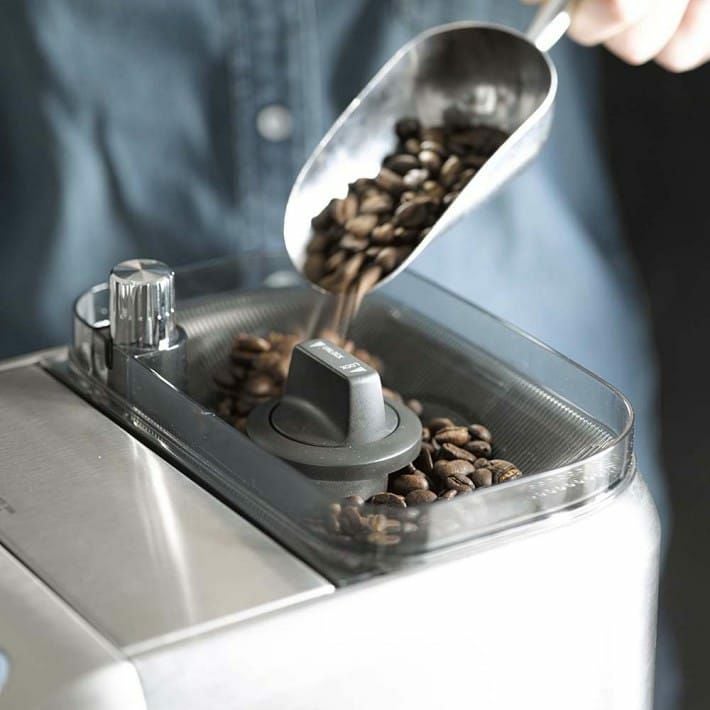 【輸入品日本向け】Breville グラインドコントロール ミディアム シルバー ブレビル ステンレスカラフェ 12カップ 豆挽き付コーヒーメーカー