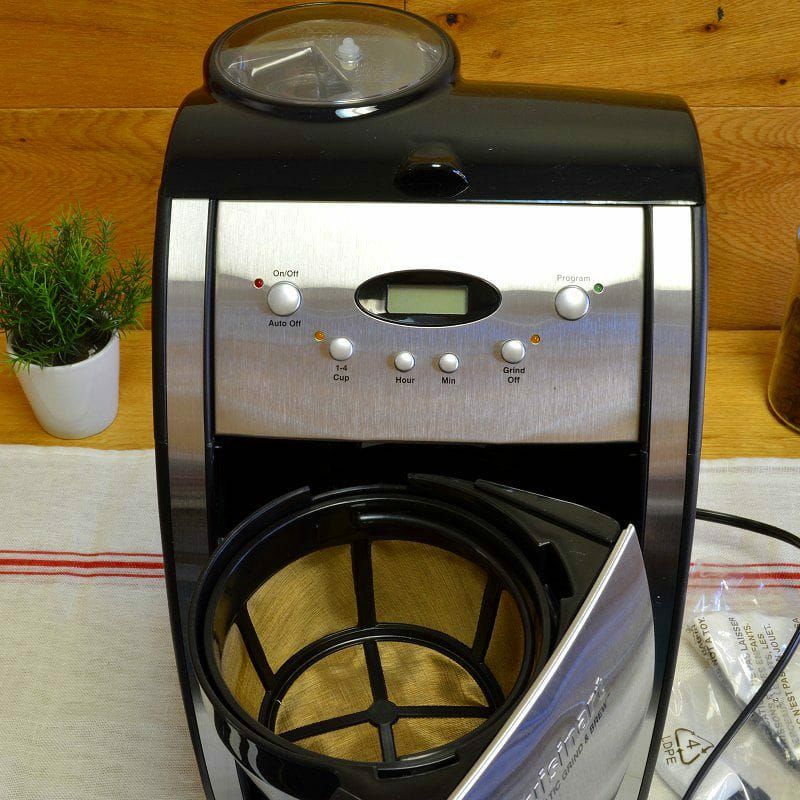 クイジナート コーヒーメーカー 12カップ ミル付き 全自動 タイマー