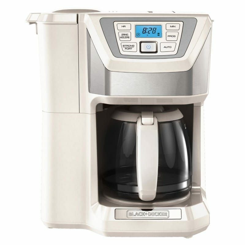 ブラック＆デッカー 12カップ コーヒーメーカー 豆挽き付 Black
