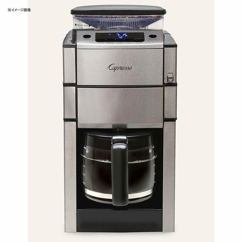 カプレッソ コーヒーメーカー 豆挽き付 ガラスカラフェ Capresso