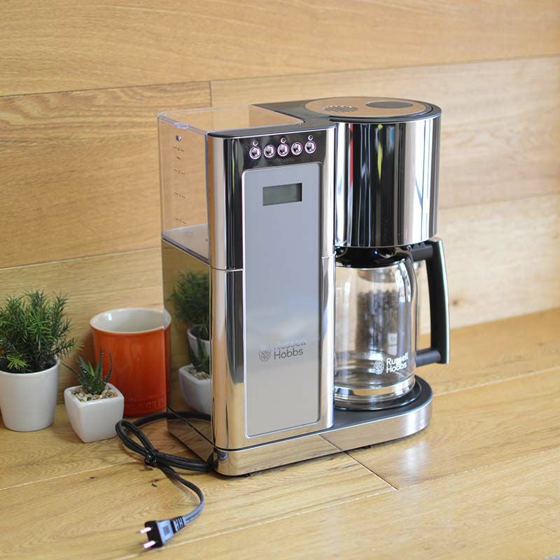 コーヒーメーカー ラッセルホブス ステンレス ガラスカラフェ 8カップ