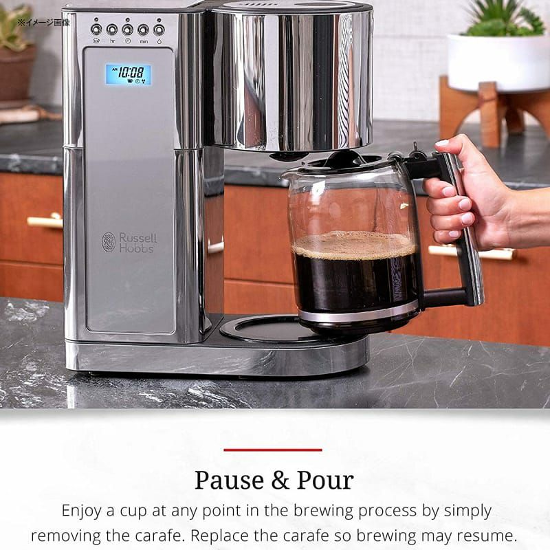 Russell Hobbs コーヒーメーカー 約1.25L RUSSELL HOBBS（ラッセルホブス） コーヒーメーカー 一人用 おしゃれ