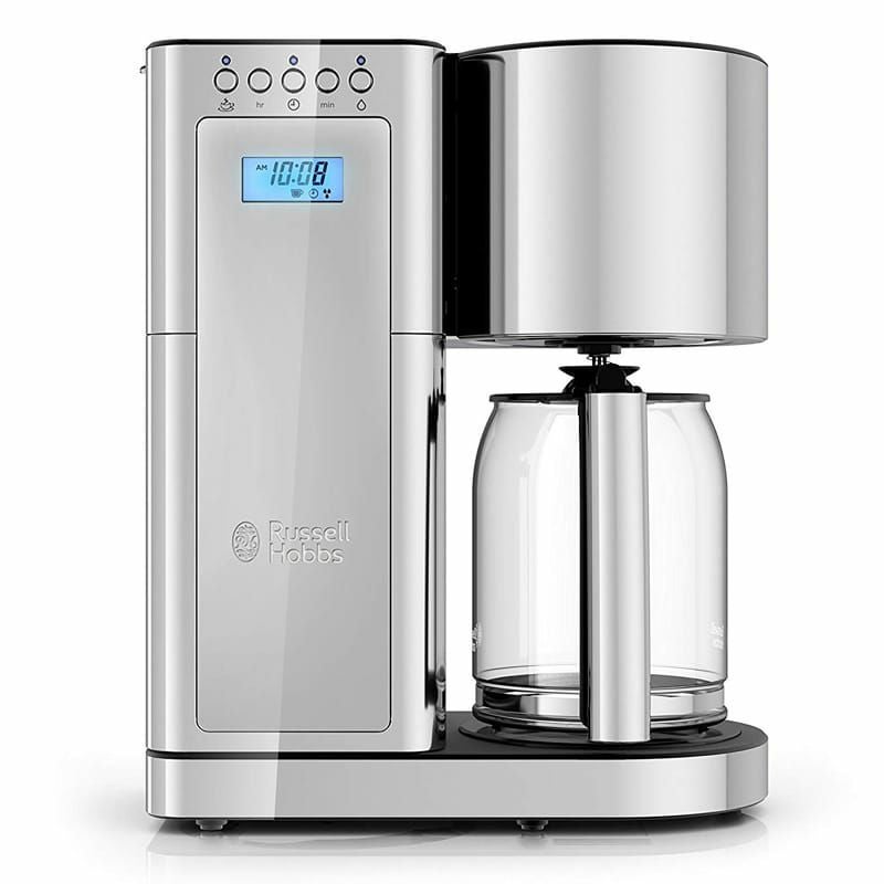 コーヒーメーカー ラッセルホブス ステンレス ガラスカラフェ 8カップ