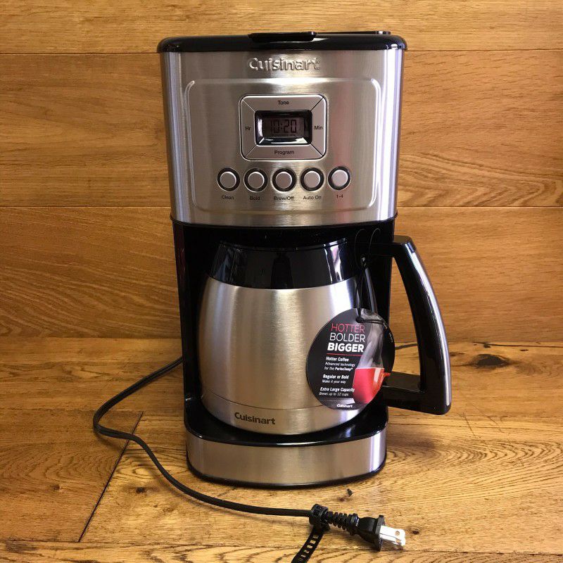 コーヒーメーカークイジナートステンレスカラフェ12カップCuisinartDCC-3400StainlessSteelThermalCoffeemaker,12CupCarafe家電