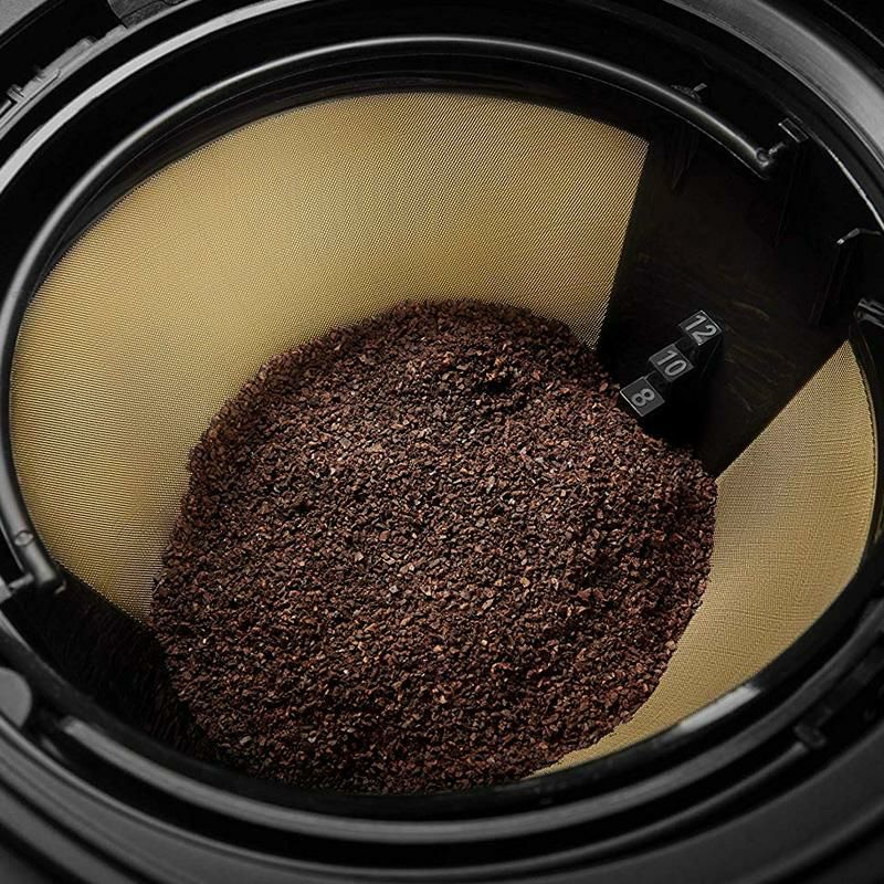 コーヒーメーカー 12カップ ガラスカラフェ シャワーヘッド タイマー