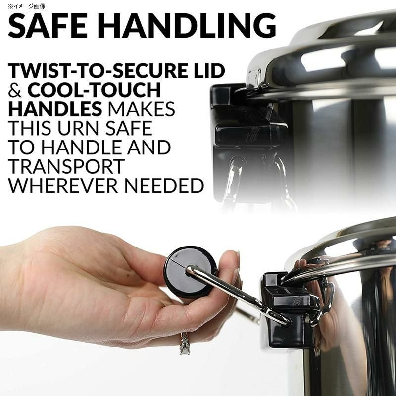 大きいコーヒーメーカーコーヒーサーバー45カップパーティホテルHomeCraftCUDS45SSQuick-BrewingStainlessSteel1000-WattAutomatic45-CupDouble-FaucetUrn,Coffee,Espresso,Water,Tea,HotChocolate