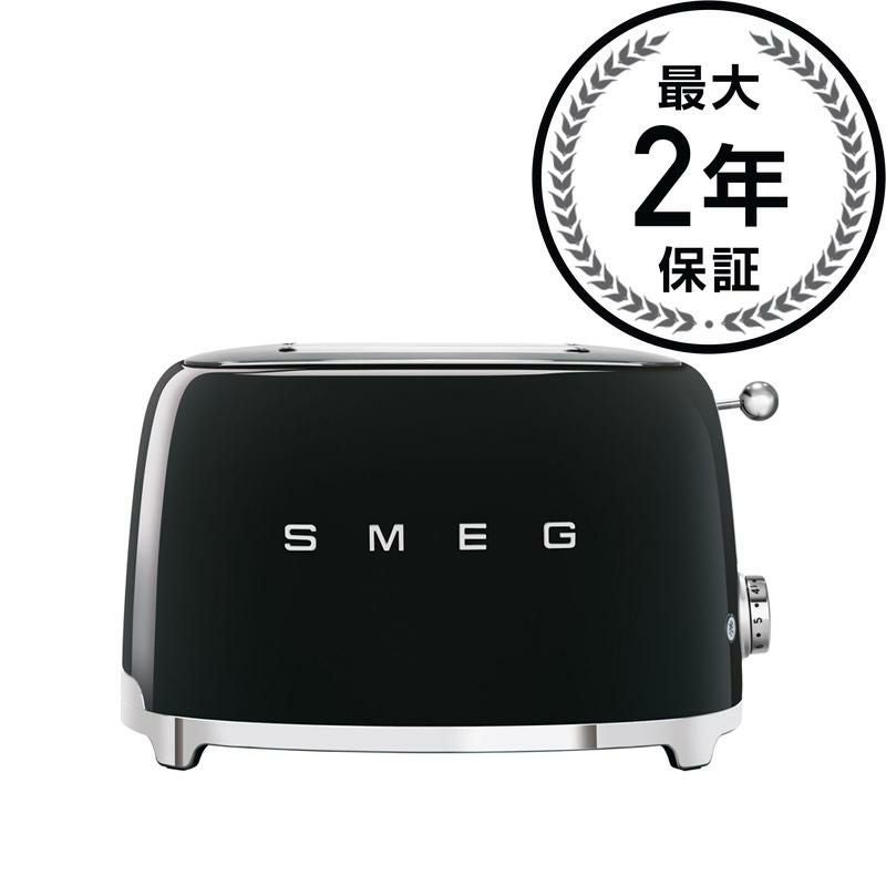 SMEG ブラック トースター 2スロット Product - TSF01BLMUK Two Slice Toaster Matte Black - SMEG Shop