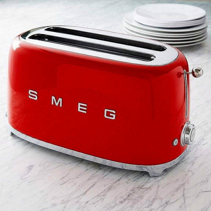 【30日間返金保証】【送料無料】スメッグトースター12枚焼きSMEGToaster-2Slice