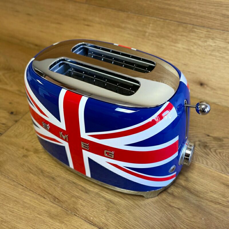 トースター 2枚焼 スメッグ ユニオンジャック イギリス Smeg 2-Slice