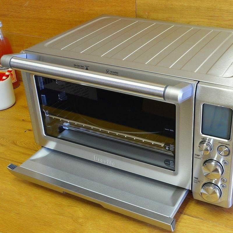 ブレビルオーブン＆トースタースマートコンベクショントースターオーブン33cmピザが焼ける！BrevilleBOV800XLTheSmartOven1800-WattConvectionToasterOvenwithElementIQ家電