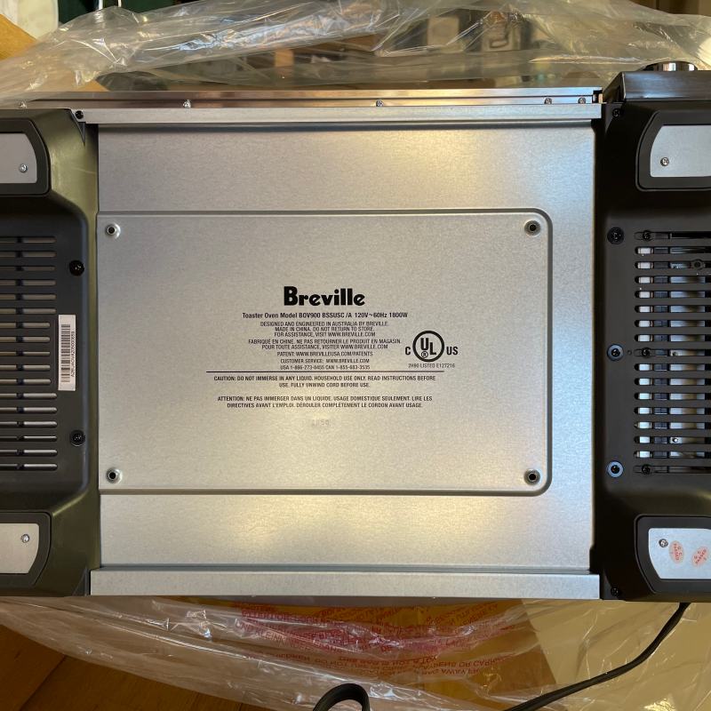 ブレビルマルチオーブンコンベクションスロークッカーノンフライ食品乾燥BrevilleSmartOvenAirBOV900BSS家電