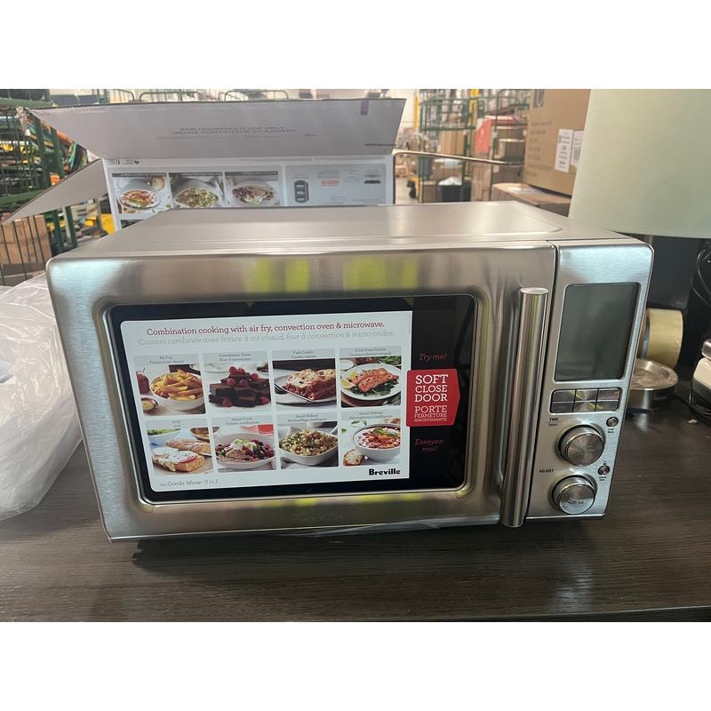 3in1エアフライヤーコンベクションオーブン電子レンジステンレスブレビルBrevilletheCombiWave3in1BMO870BSS1BUC1家電