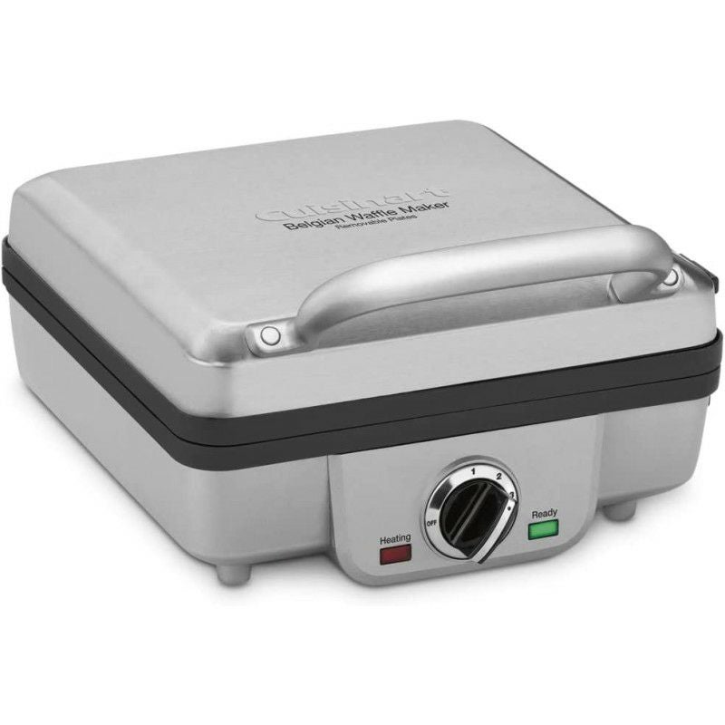 Cuisinart ベルギーワッフルメーカー 家庭用 ワッフルメーカー ベルギーワッフル ラウンド型 4枚焼
