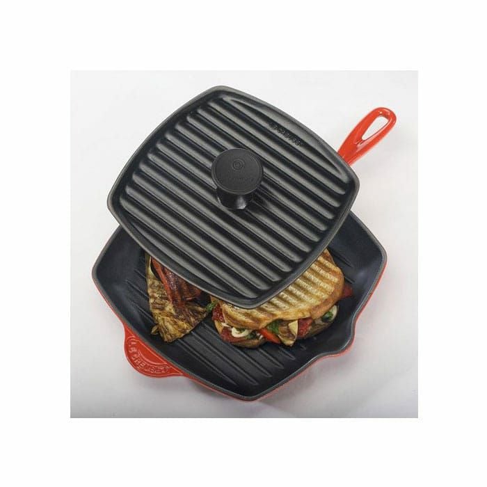 ル・クルーゼ　GRIL CARRE グリルパン　日本未入荷　限定色　新品 Amazon｜ル・クルーゼ(Le Creuset) 鋳物 ホーロー 両手 鍋 グリル カレ