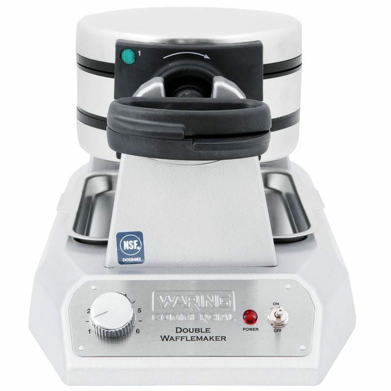 業務品質ダブルワッフルメーカーWaringWWD200Non-StickDoubleWaffleMaker