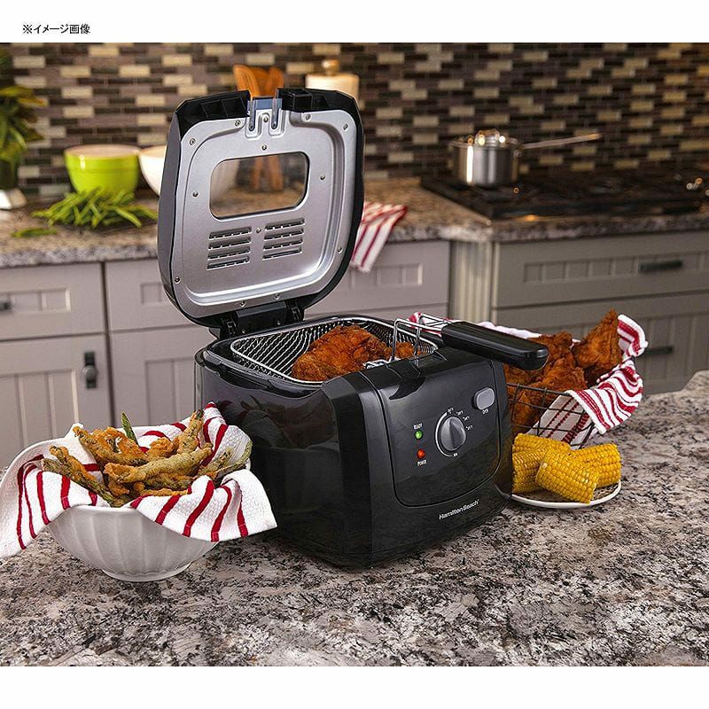 ハミルトンビーチディープフライヤーHamiltonBeachDeepFryerwithCoolTouch,2-LiterOilCapacity