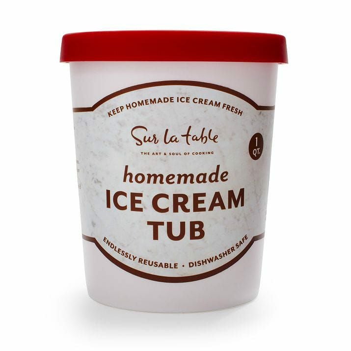 アイスクリーム専用カップ保存容器SurLaTableIceCreamTubカリフォルニア西海岸