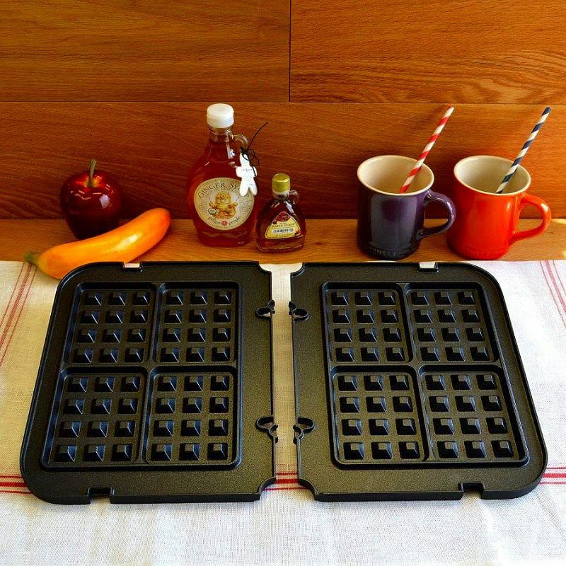 美品　クイジナート マルチグルメプレート GR-4NJ ワッフルプレート付 Amazon | クイジナート マルチグルメプレート GR-4NJ | Cuisinart