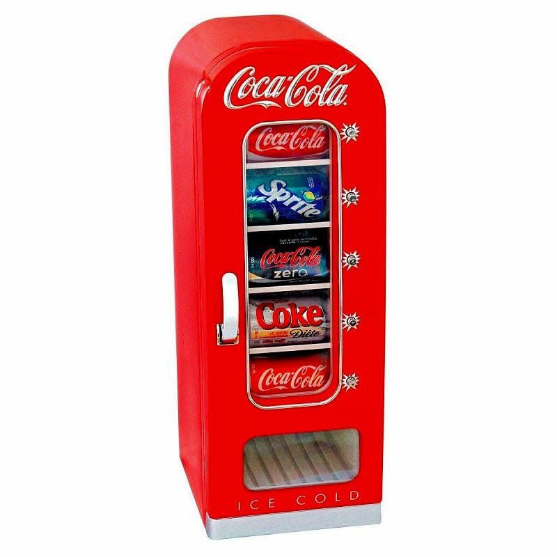 コカコーラ　自販機　冷蔵庫 コカ・コーラ 自動販売機型 保冷庫 冷蔵庫 レトロ カリフォルニア