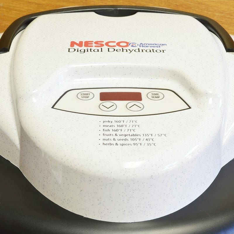 ネスコディハイドレーター食品乾燥器デジタルタイマー付ドライフルーツNescoFD-77DTDigitalFoodDehydrator,White