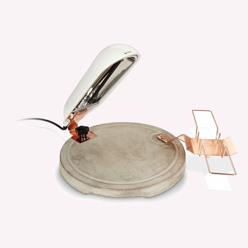 ボスカラクレットオーブンチーズを溶かす専用ヒーターコンクリート1/4サイズ用グリルストーブハイジBoskaRaclette851500